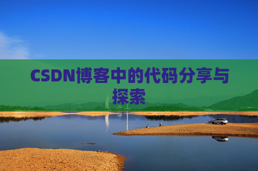 CSDN博客中的代码分享与探索